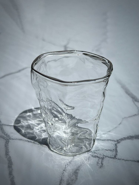 Seletti Classics on Acid Стеклянный стакан Venice, размеры: 7,1х7,1х9 см, цвет - прозрачный