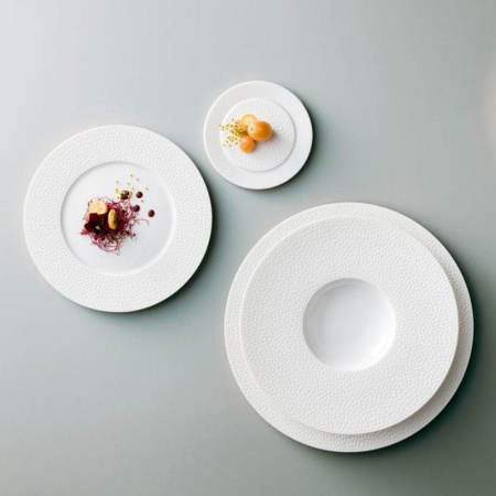 Degrenne L Fragment Фарфоровая тарелка для супа или пасты, диаметр - 28 см, цвет - белый