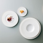 Degrenne L Fragments Фарфоровая тарелка для закусок, 28 см, белый