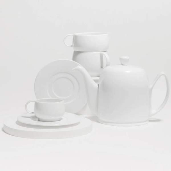 Degrenne Cafeterie Empileo Чайная пара, объем - 250 мл, цвет - белый