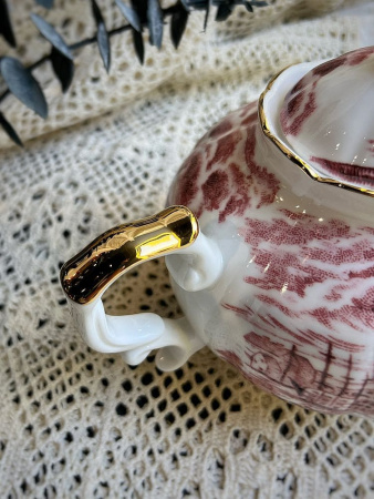 Seletti Hybrid Фарфоровый чайник Smeraldina, размеры: 15*15*13h см, белый, синий, красный