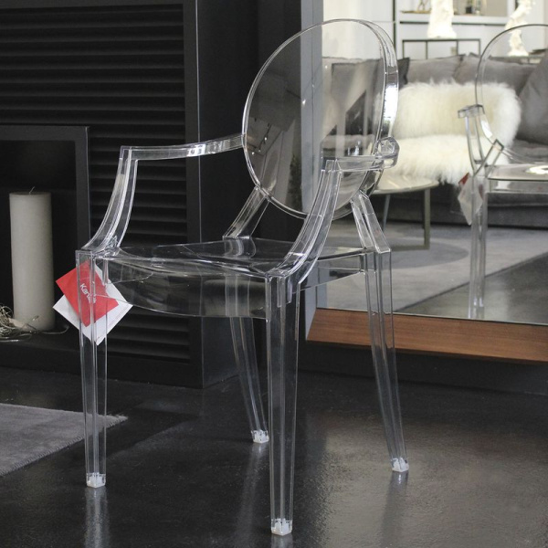 Kartell Louis Ghost Стул, 93 см, цвет - прозрачный