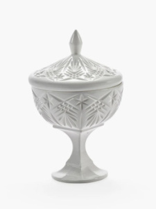 Serax White Josephine Фарфоровая конфетница с крышкой, размеры: 15х15х24h см, цвет - белый