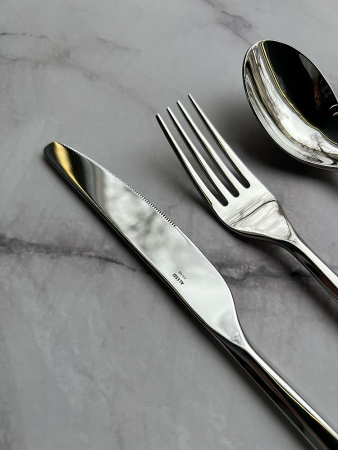 Alessi Amici Набор столовых приборов на 6 персон из 24 предметов, полированная нержавеющая сталь