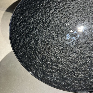 Fiam Lakes 70 Журнальный столик со стеклянной столешницей, размеры: 70 х 70 х 45h см, черный