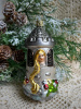 Inge Glas Стеклянная елочная игрушка Башня Рапунцель, размер - 13 см