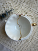 Seletti Kintsugi Фарфоровая чайная пара с двумя ручками, цвет - белый, золотой