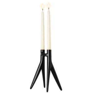 Kartell Abbracciaio Подсвечник, 25 см, черный