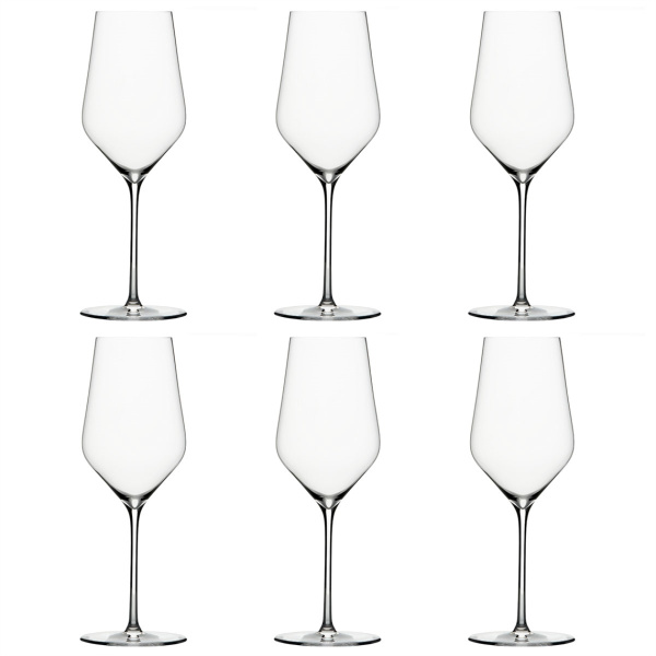 Zalto Denk Art White Wine Набор из 6 стеклянных бокалов для белого вина, 23 см, 400 мл, прозрачный