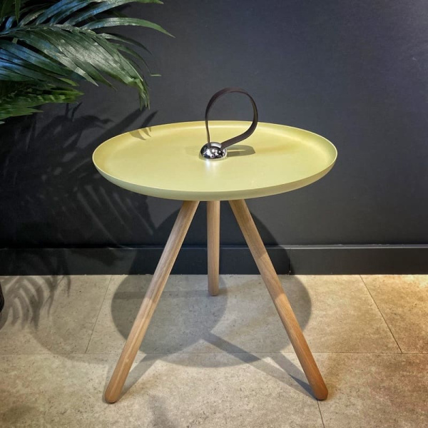 Rolf Benz Кофейный столик, 40х45 см, оливково-желтый