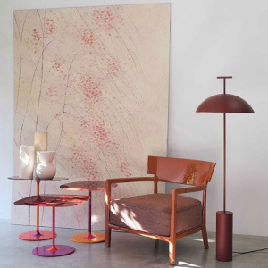 Kartell Thierry Журнальный столик, 33х50х50h см, красный