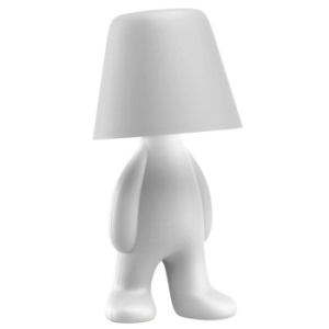 Qeeboo Sweet Brothers TOM Декоративный светильник, размеры: 15x15x31 см, цвет - белый матовый