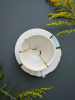 Seletti Kintsugi Фарфоровая кофейная пара для эспрессо, цвет - белый, синий, золотой