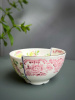 Seletti Hybrid Фарфоровая пиала Olinda, размеры: 10,5х10,5х5,7 см, цвет - белый, розовый, зеленый