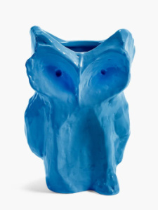 Serax MARNI Owl S Маленькая ваза Сова, размеры: 16,5х15,5х23h см, цвет - насыщенный синий