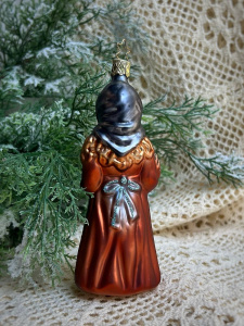 Inge Glas Стеклянная елочная игрушка Золушка, размер - 14,5 см