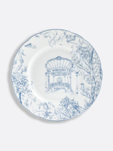 Bernardaud Tout Paris Десертная тарелка, диаметр - 21 см, цвет - белый, синий