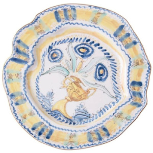 Seletti Classics on Acid Тарелка для основного блюда Spanish Yellow, диаметр - 28 см, белый, желтый