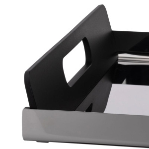 Alessi Vassily Прямоугольный металлический поднос, размеры: 45х30х6,2h см, сталь