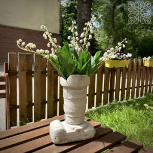 Seletti Бетонное кашпо "Фотоаппарат", 15x11х22 см, серый