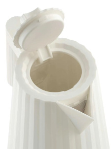 Alessi Plisse Электрический чайник, объем - 1,7 л, цвет - белый матовый
