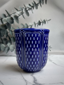 Gien Pont aux Choux Стаканчик для чая или кофе, объем - 270 мл, цвет - кобальт