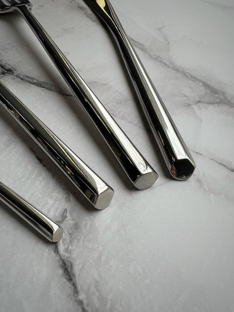 Alessi MU Набор столовых приборов на 6 персон из 24 предметов, нержавеющая сталь