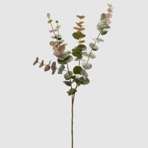 EDG Декоративная ветвь Эвкалипт, высота - 96 см, цвет - зеленый с розовым