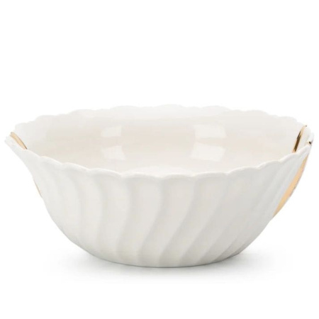 Seletti Kintsugi Салатник, 19x19x7,2см, белый/разноцветный/золотой