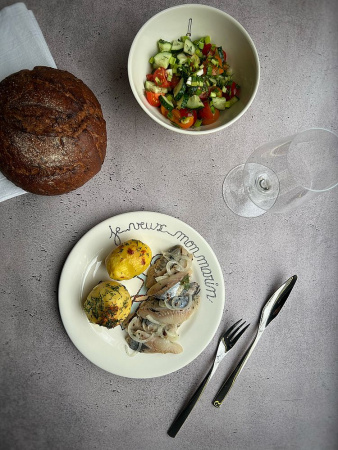 Gien La Prestic Ouiston Миска для хлопьев, мюсли, каши или салата, объем - 700 мл