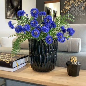 Jelly Ваза из полиметалакрилата, размеры: 23.5x23.5x25 см, цвет - дымчатый прозрачный