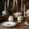 Gien Filet Noel Тарелка для основного блюда, диаметр - 26 см, цвет - белый, зеленый, красный