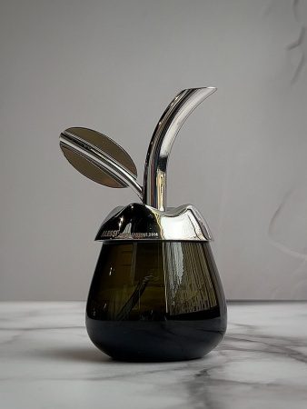 Alessi Fior d'olio Емкость для оливкового масла, размеры: 6х5х8,5h см, стекло, сталь