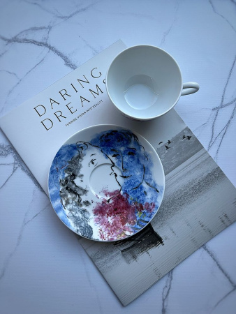 Bernardaud Les Bouquets de Marc Chagall Набор из 2-х чайных пар, объем - 135 мл