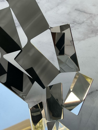 Alessi La Stanza dello Scirocco Металлическое блюдо для фруктов, размеры: 41,6х37,5х15h см
