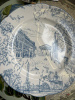 Bernardaud Tout Paris Обеденная тарелка, диаметр - 27 см, цвет - белый, синий