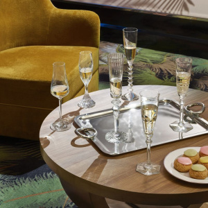 Baccarat Coffret Набор из 6 хрустальных бокалов для шампанского, цвет - прозрачный