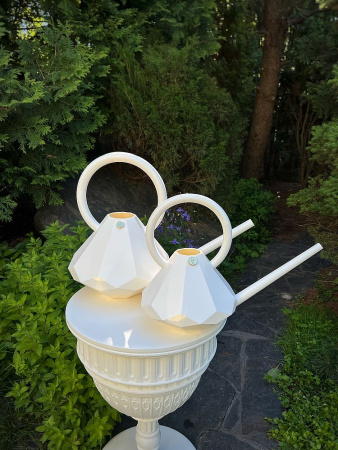 Garden Glory Лейка для полива, объем - 4 л, размеры: 42х32h см, цвет - жемчужный (Pearl)