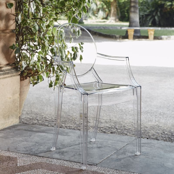 Kartell Louis Ghost Стул, 93 см, прозрачный