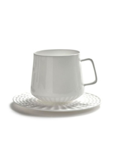 Serax Nido Набор из 4-х чайных пар, объем - 300 мл, диаметр блюдца - 14,5 см, цвет - белый