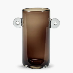 Serax Vase Wind&Fire Стеклянная ваза, размеры: 24х24х31h см, цвет - коричневый