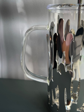 Alessi Barkoffee Заварочный чайник или кофейник с прессом, объем - 720 мл, цвет - полированная сталь