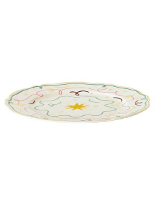 Bitossi Home Passion Fruit Тарелка для торта или закусок Stella (звезда), диаметр - 32,5 см