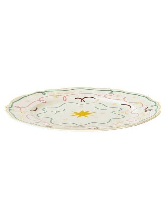 Bitossi Home Passion Fruit Тарелка для торта или закусок Stella (звезда), диаметр - 32,5 см