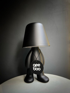 Qeeboo Sweet Brothers TOM Декоративный светильник, размеры: 15x15x31 см, цвет - черный матовый