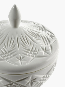 Serax White Josephine Фарфоровая конфетница с крышкой, размеры: 15х15х24h см, цвет - белый