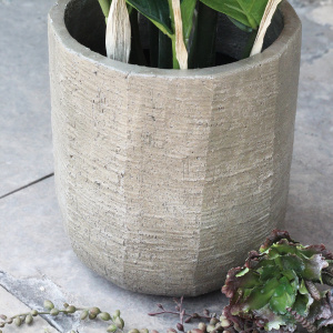 D&M Depot Rare Бетонное кашпо, 17х17х21 см, хаки