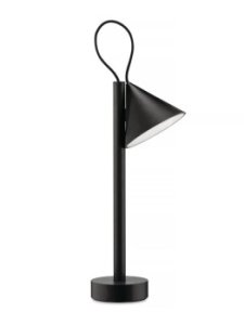 Alessi Tsumiki Беспроводная настольная лампа, размеры:16х11х33h см, цвет - черный