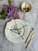 Seletti Kintsugi Тарелка для основного блюда, диаметр - 27.5 см, цвет - белый, зеленый, золотой