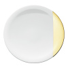 Degrenne SD One OR Фарфоровая тарелка для основного блюда, диаметр - 27 см, белый, золотой